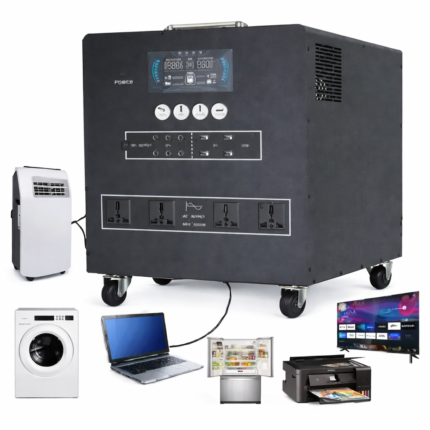 Portable Smart Power Station Backup Generator with AC & USB Output